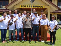 Guna Memperkuat Sinergitas SMSI Bungo Silaturahmi ke Kapolres