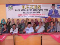 Turun Reses, Wakil Ketua DPRD Tebo Dr. Syamsu Rizal Siap Serap Aspirasi Masyarakat
