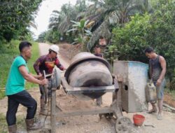Ingin Desa Menjadi Lebih Produktif, Kades Pinang Gading Giat Ikut Bekerja 