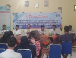 Sosialisasi Program Pendidikan Kesetaraan di Desa Baru VII koto Berkolaborasi