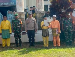 Personil Polsek Merlung dan Babinsa Adakan Upacar HUT Kabupaten Tanjung Jabung Barat Yang Ke 58