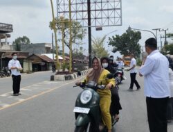 Udara Memburuk, Dinkes dan SMSI Muaro Jambi Bagikan Masker
