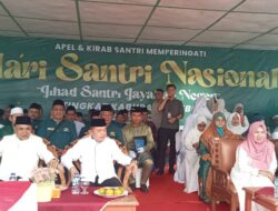 Memperingati Hari Santri Nasional Yang ke-IX Tahun Gurbernur Jambi Langsung Buka Upacara di Kabupaten Tebo