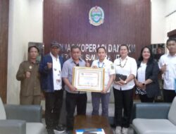 Dinas Koperasi dan UKM Provsu Terima Sertifikat Narasumber DPW IWOI Sumut
