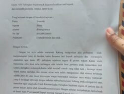 Oknum Kades Palingkau Sejahtera dilaporkan ke polisi: Terkait dugaan Perselingkuhan dan Pelecehan Terhadap Redaksi DJ Kalteng