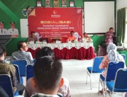 Panwaslu Kecamatan Pemayung Lakukan Sosialisasi Tahapan Kampanye Pemilu 2024 Di Kantor Camat Pemayung