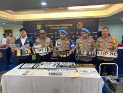 Ungkap Sindikat Penjual STNK dan Pelat Nomor Khusus Palsu   