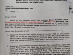 DPD PEKAT IB Tebo Laporkan Kades Tanah Garo Ke Kejaksaan Terkait Dugaan Gratifikasi dan Penyalahgunaan Wewenang