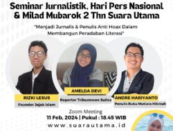 Peringati Hari Pers Nasional, Suara Utama Gandeng Jurnalis Tribunnews Sultra