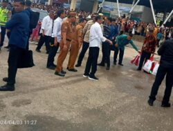KUNKER Presiden RI di Sambut  Hangat Masyarakat Tebo, Ini Lokasi Yang Dikunjungi 