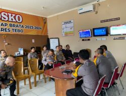 Giat Ops Ketupat 2024: Polres Tebo Dalam Rangka Kunker Tim Supervisi Roops Polda Jambi