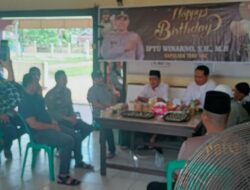 Dihari Ultah ke 43, Kapolsek Tebo Ilir Iptu Winarno, SH., MH Mendapat Surprise
