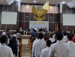 DPRD Tebo Gelar Rapat Paripurna Dalam Rangka Penyampaian Pendapat Akhir Fraksi-fraksi Rancangan Peraturan Daerah (RANPERDA) Tahun 2023