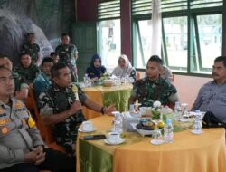 Sekda Tebo Bersama Kapolres Tebo dan Dandim Menghadiri Rapat Kunjungan Kerja Danrem