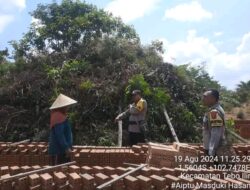 Cuaca Panas Ekstrim, Personil Polsek Tebo Ilir Rutin Patroli Cegah Karhutla