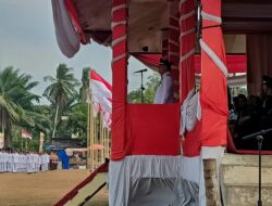 Camat Tebo Ilir Bertindak Sebagai Inspektur Upacara HUT RI Ke-79 Tahun 2024