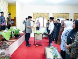 Varial Adhi Putra Lantik BPD Paw Desa Sungai Bengkal Barat 
