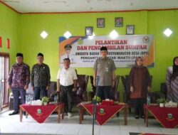 PJ Bupati Tebo Lantik Anggota BPD Paw Desa Rantau Api 