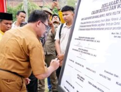 Pj. Bupati Tebo Diwakili (Sekda) Teguh Arhadi, Hadiri Deklarasi Pemilu Damai 2024