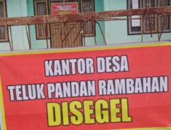 Heboh, Kantor Desa Teluk Pandan Rambahan Tebo Ulu Disegel Ninik-Mamak