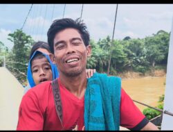 Dapat Pembangunan Jembatan Gantung, Warga Ds Selancar Tiang Desa Tuo Ilir Ucapkan Terima Kasih Kepada H. Aspan