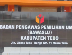 Surat Hasil Kajian Bawaslu Untuk BK Tak Sampai ke DPRD Tebo