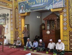 Kapolsek Tebo Ilir Hadiri Peringatan Isra’ Mi’raj Nabi Muhammad SAW 1446 H/2025 M di Masjid Jami’ Nurul Jalal