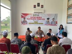 Kapolsek Tebo Ilir Tatap Muka dengan Warga Kel. Sungai Bengkal