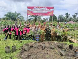 Kapolsek Tebo Ilir Luncurkan Program Penguatan Perkarangan Pangan Lestari
