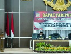 “Pidato perdana Bupati Tebo Agus Rubiyanto dan Wakil Bupati Nazar Efendi”