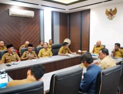 Bupati dan Wakil Bupati Tebo Pimpin Rapat Koordinasi Pengendalian Inflasi