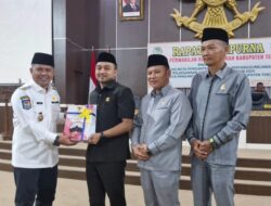 Rapurna DPRD Kabupaten Tebo dalam Rangka Penyampaian Nota Pengantar 6 (enam) Ranperda