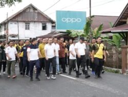 Pemkab Tebo dan Polres Tebo Gelar Jalan Santai dan Senam Bersama