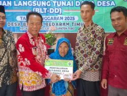 Pemerintah Desa Betung Bedarah Timur Salurkan BLT-DD Triwulan II Tahun 2025