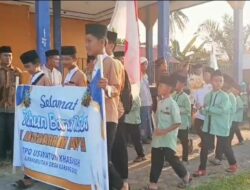 Desa Karang Dadi Gelar Pawai di Ikuti Santri Pondok Pesantren dan TPQ. Menyemarakkan Syiar Islam di Tengah Masyarakat