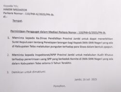 Sidang Mediasi Ketiga di Pengadilan Tipikor Jambi, Rio Black Tuntut Audit Dana Komite 5 Tahun Terakhir
