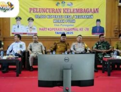 Pemkab Tebo Hadiri Peluncuran Nasional Kelembagaan 80.000 Koperasi Desa/Kelurahan Merah Putih