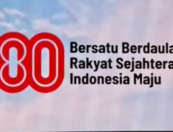 Logo dan Tema HUT Ke-80 Kemerdekaan RI “Bersatu Berdaulat untuk Indonesia Maju”