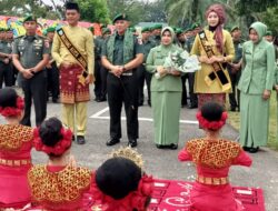 Letkol Inf. Putra Negara SH,M.Han Resmi Jabat Dandim 0415/Jambi Disambut Hangat Prajurit Prajurit Kodim 0415/Jambi