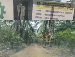 Warga Desa Sumber Agung Rimbo Ilir, Bersyukur Dapat Program Pembukaan Jalan Produksi 
