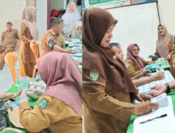 Camat Tebo Ilir Lakukan Monev ke Desa Tuo Ilir, Sambil Cek Kesehatan Gratis