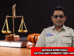 _Hafizan Romy Faisal: Ada Uang Perkara Hilang, Aktivis Ragukan Penegakan Hukum Ditebo_