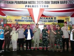 Bupati Tebo Tinjau Pos Pelayanan dan Pos Pengamanan, Pastikan Keamanan Natal dan Tahun Baru Berjalan Lancar