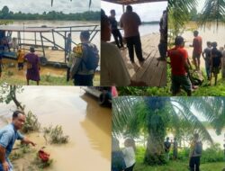 Mendapatkan Info Warga Tanjung Sari Tenggelam di Sungai Batanghari: Porkopimcam Tebo Ilir Turun Bantu Cari