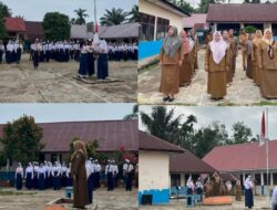 Upacara Hari Pertama Masuk Sekolah Semester Genap SMP 5 Tebo: Pagi Ceria, Semangat Baru