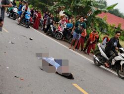 Dihantam Truk Tronton, Siswi SMA Tewas di Desa Tunas Mudo