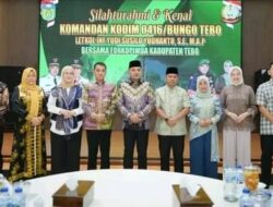 Bupati dan Wakil Bupati Tebo Sambut Dandim 0416/Bungo Tebo yang Baru