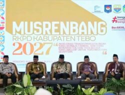 Bupati Tebo Hadiri Musrenbang RKPD Kabupaten Tebo Tahun 2027