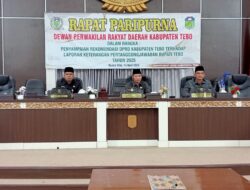 Rapat Paripurna DPRD Tebo Sampaikan Rekomendasi Atas LKPJ Bupati Tahun Anggaran 2025