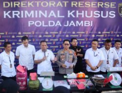 Polda Jambi Ungkap Praktik Ilegal Penyuntikan Gas LPG 3 Kg Bersubsidi